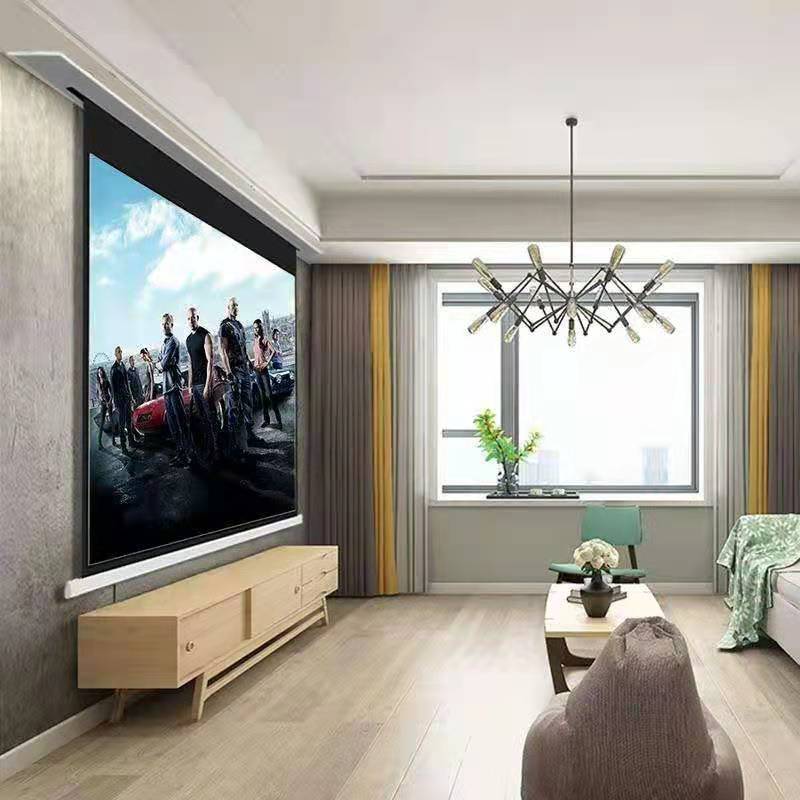 Home Cinema High End - ปรับสมดุลคุณภาพระดับไฮเอนด์ในการฉายภาพโฮมเธียเตอร์หน้าจอโปรเจคเตอร์บนเพดานแบบใช้มอเตอร์