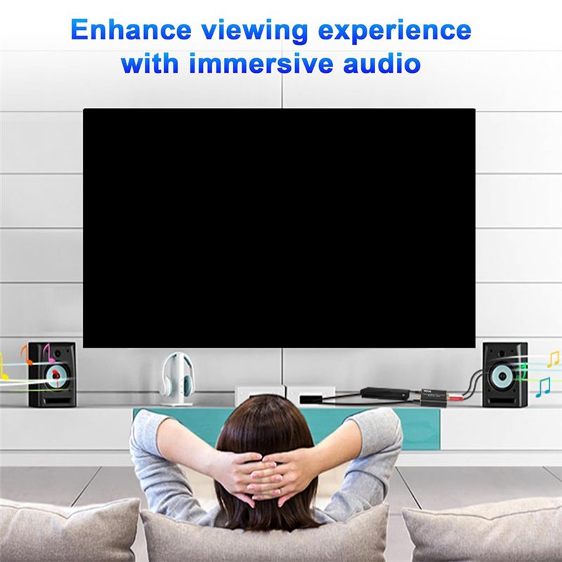 Home Cinema Xlr - DT21 ตัวแปลงสัญญาณเสียงดิจิตอลเป็นอนาล็อก 192kHz Optical Coaxial to