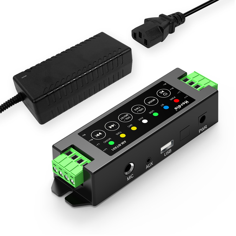 Home Cinema System - Herdio 4 ช่องเครื่องขยายเสียงบลูทูธ 5.0 ตัวรับสัญญาณแอมป์ 200W