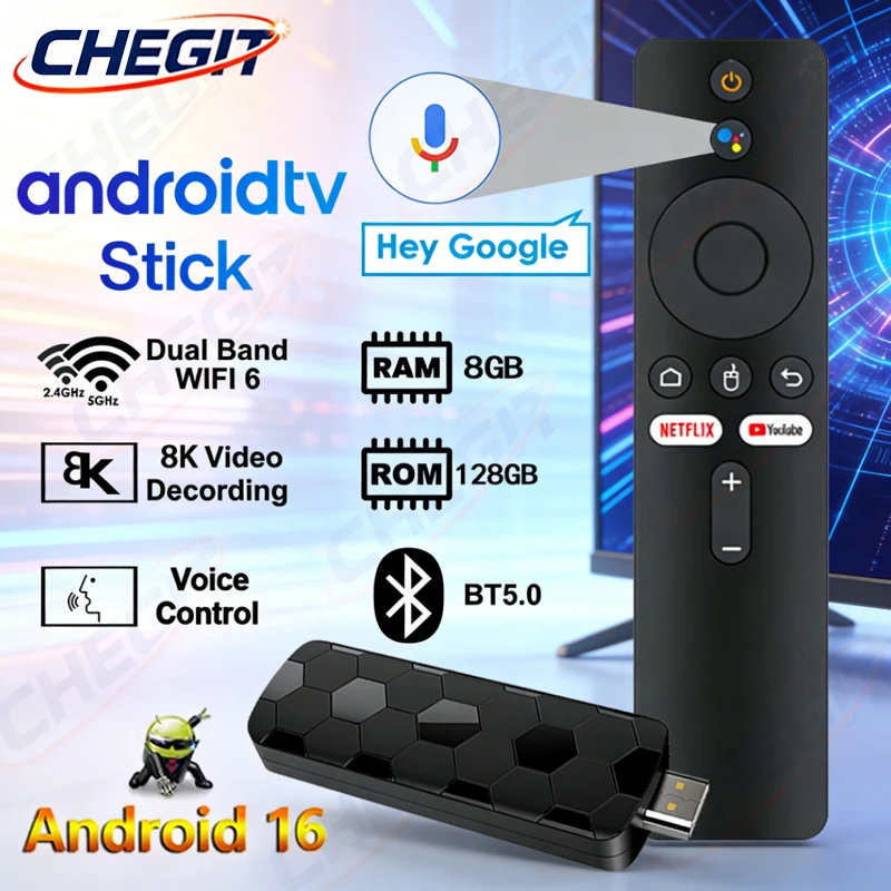 Home Cinema Hd - แอนดรอยด์ 16 8K อัลตร้าเอชดี ทีวีสติ๊ก R3+