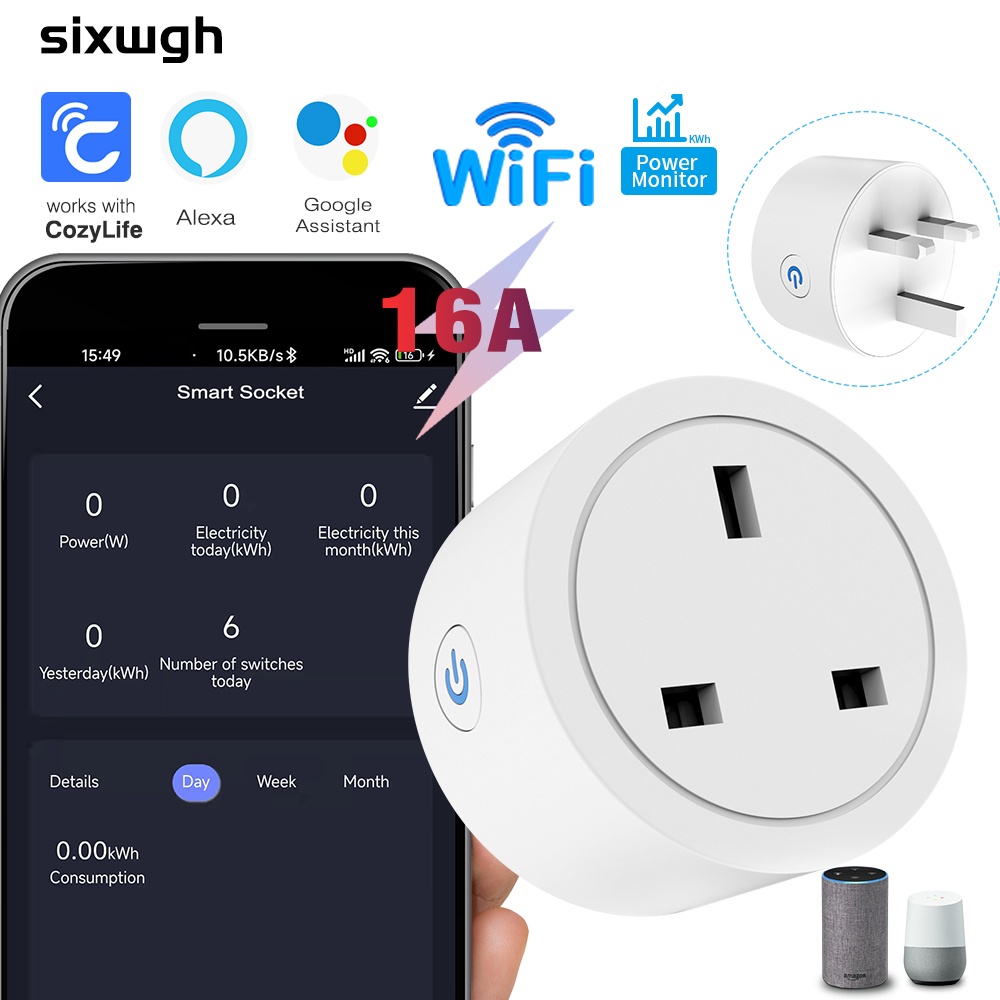 ปลั๊กอัจฉริยะ WiFi 16A แบบปลั๊ - Home Cinema Alexa บทวิจารณ์และราคา
