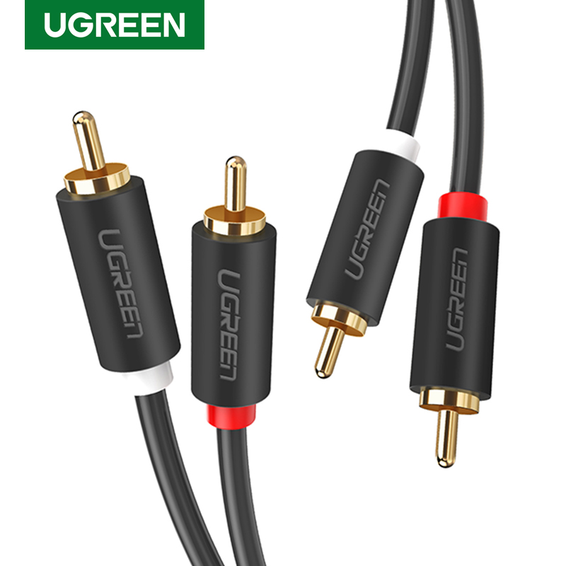 UGREEN 2RCA 2 RCA ตัวผู้ชายสาย - Home Cinema Ampli บทวิจารณ์และราคา