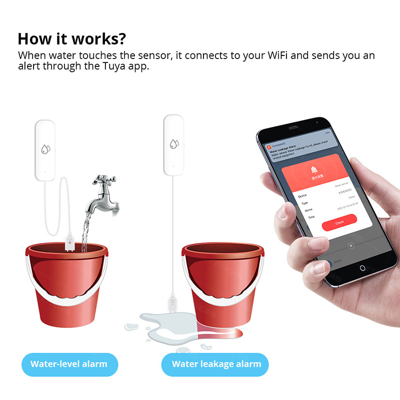 เซ็นเซอร์ตรวจจับน้ำรั่ว Tuya W - Home Cinema Alexa บทวิจารณ์และราคา