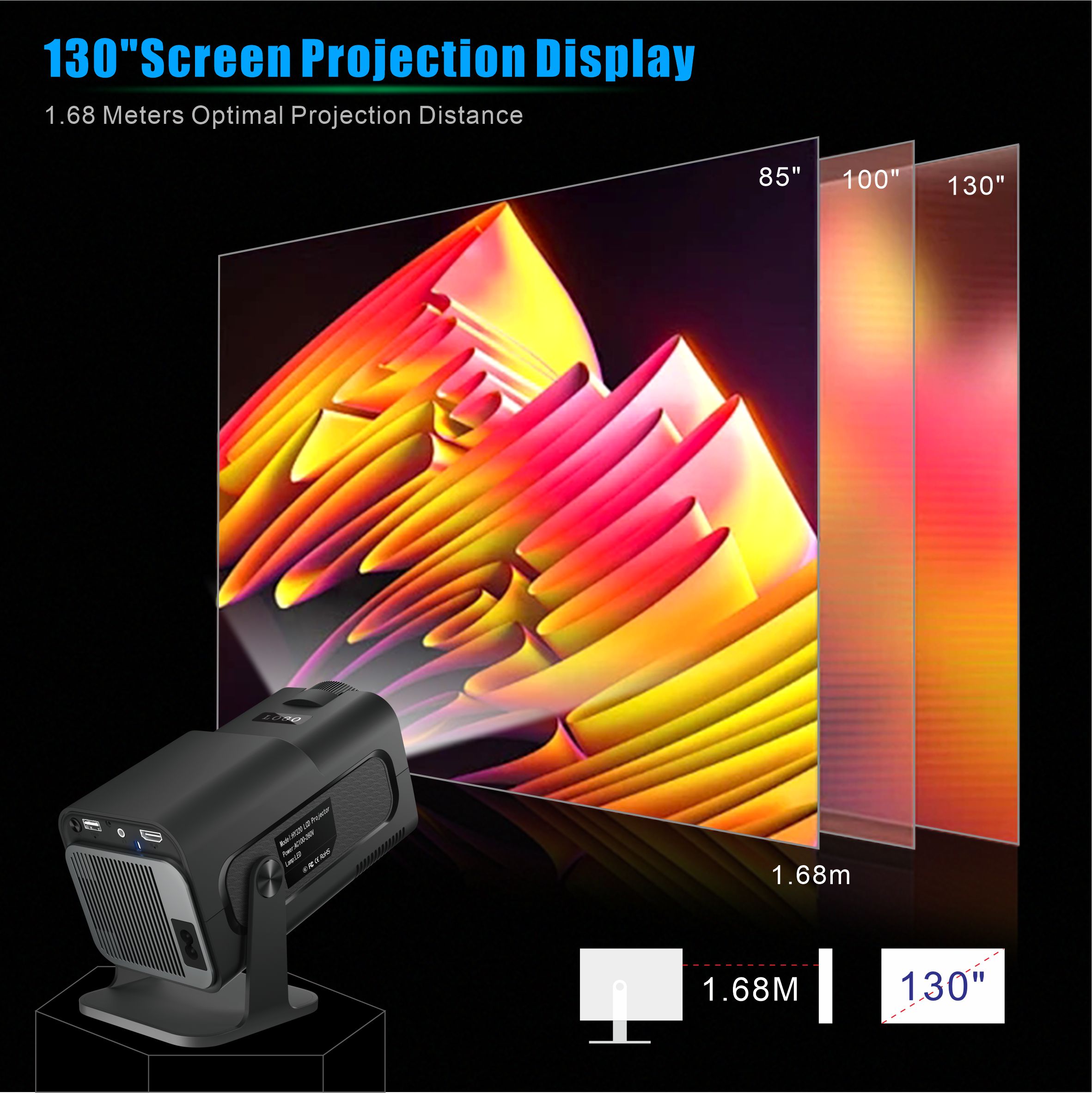 Salange โปรเจ็คเตอร์ขนาดเล็ก H - Home Cinema Samsung บทวิจารณ์และราคา