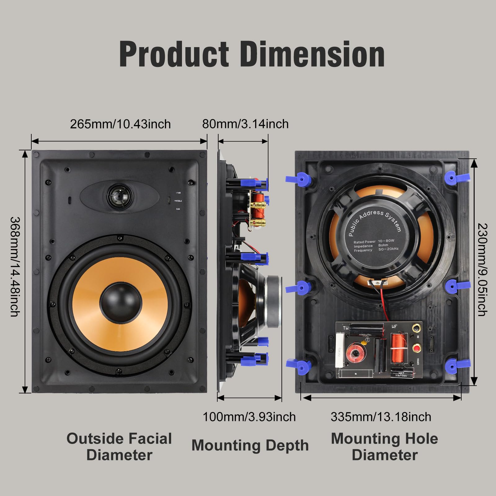 ลำโพงติดผนัง STUDIOFINIX ขนาด  - Home Cinema Subwoofer บทวิจารณ์และราคา