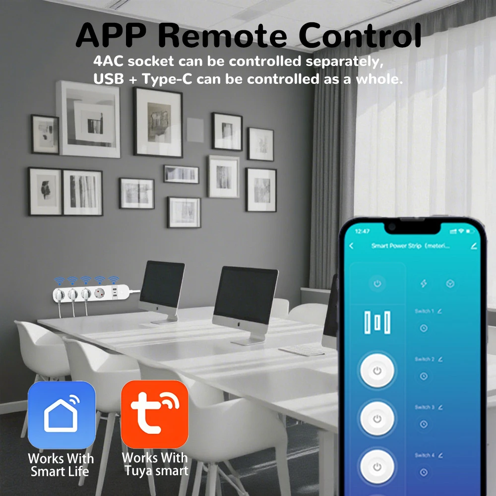 ปลั๊กไฟอัจฉริยะ BORUIDAPLS แบบ - Home Cinema Alexa บทวิจารณ์และราคา